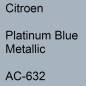 Preview: Citroen, Platinum Blue Metallic, AC-632.